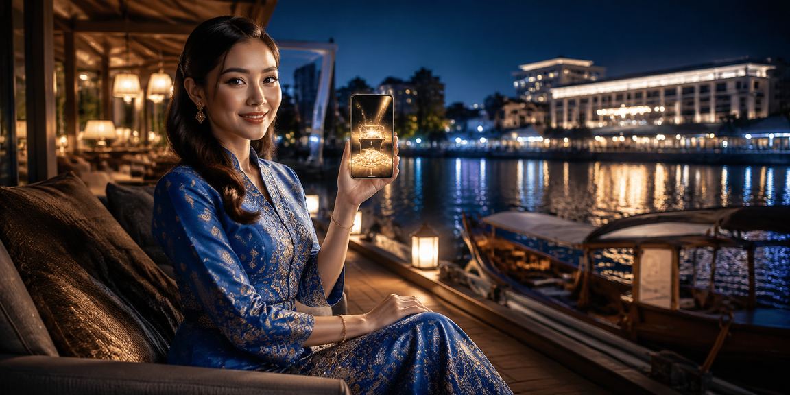 Pengalaman kasino mudah alih di Malaysia dengan baju kurung tradisional
